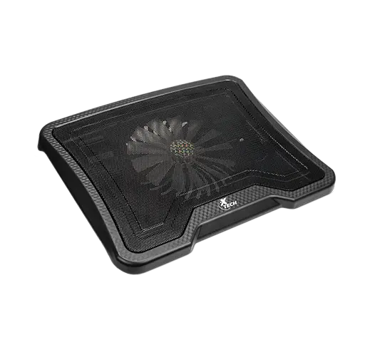 BASE CON VENTILADOR PARA LAPTOP XTECH NEGRO