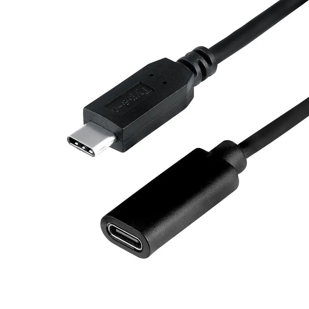 EXTENSION CABLE TIPO C MACHO-HEMBRA 1.8 METROS