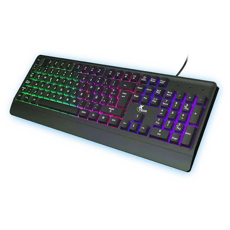 TECADO XTECK Chevailer Gaming Kybd wrd USB Spa LED light XTK-505S