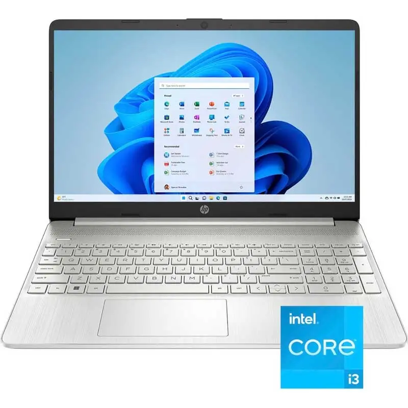 HP COREI3 128GB SSD 8GB MEMORIA RAM WINDOWS 11 15 PULG. 12VA GENERACION. TACTIL