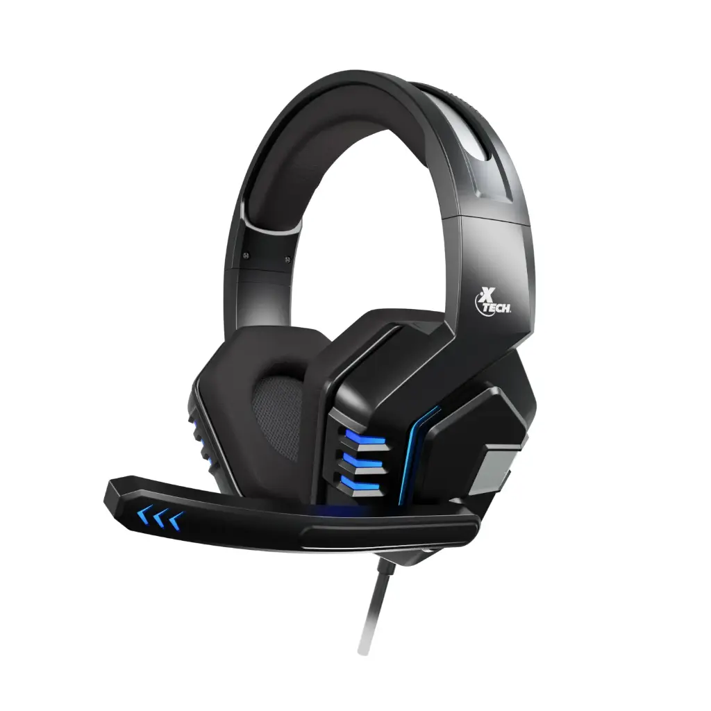 auricular xtech xth545 ed light stereo gamin headset