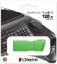 MEMORIA USB KINGISTON 128GB DE ALMACENAMIENTO COLOR VERDE 