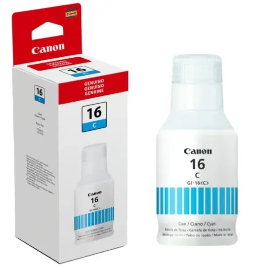 TINTA CANON GX3010 GX4010 GX5010 GX6010 GX7010 COLOR CIAN 