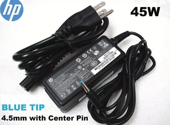 CARGADOR HP PUNTA AZUL 45W