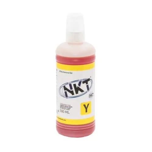 [Unidad] 1/2 LITRO TINTA NKT AMARILLO 500ML