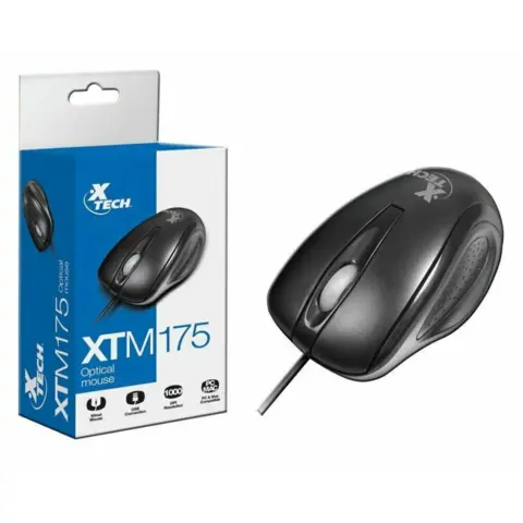 [Unidad] MOUSE XTECH XTM175 NEGRO 