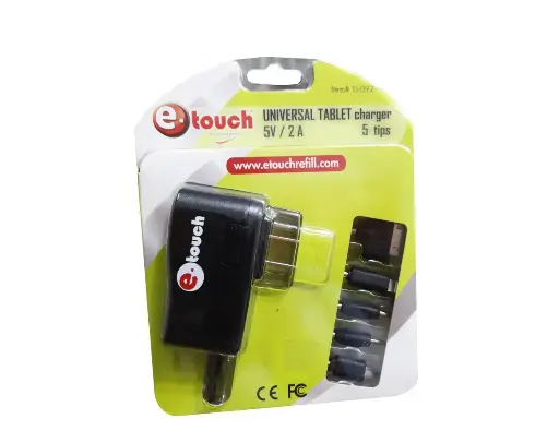 [Unidad] CARGADOR UNIVERSAL TABLET E-TOUCH TJ-092
