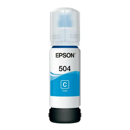[UNIDAD] PACHON DE TINTA CIAN EPSON 504 