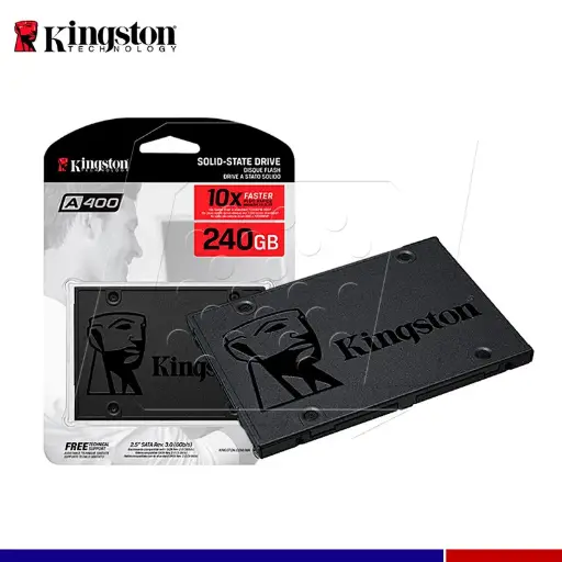 [Unidad] DISCO DUROS SOLIDO A400 KINGSTON 2.5/7MM 240GB