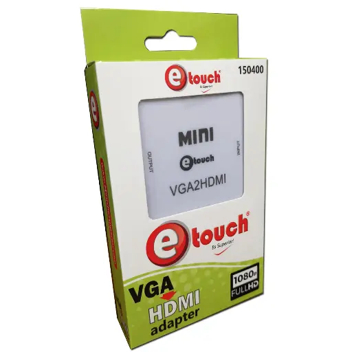 [Unidad] ADAPTADOR VGA A HDMI ETOUCH/HD VIDEO CONVERTER  