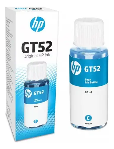 [Unidad] Tinta Original HP  GT52 Celeste
