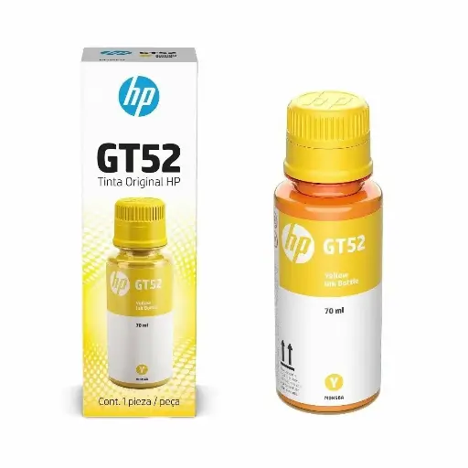 [Unidad] Tinta Original HP  GT52 Amarillo