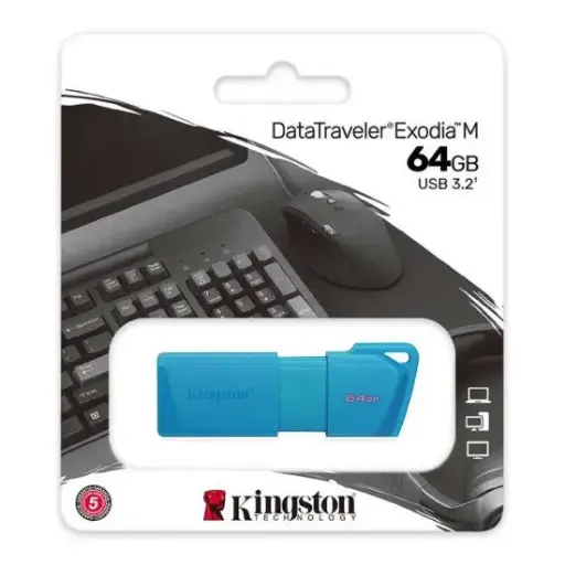 [Unidad] MEMORIA USB DE 64 GB EXODIA M COLOR AGUA 