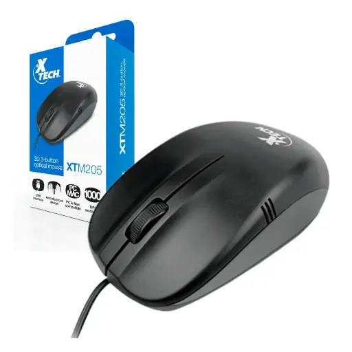 [Unidad] MOUSE ECONOMICO XTECH XTM205