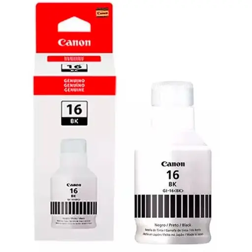 [Unidad] TINTA CANON COLOR NEGRO No. 16 GX3010 GX4010 GX5010 GX6010 GX7010