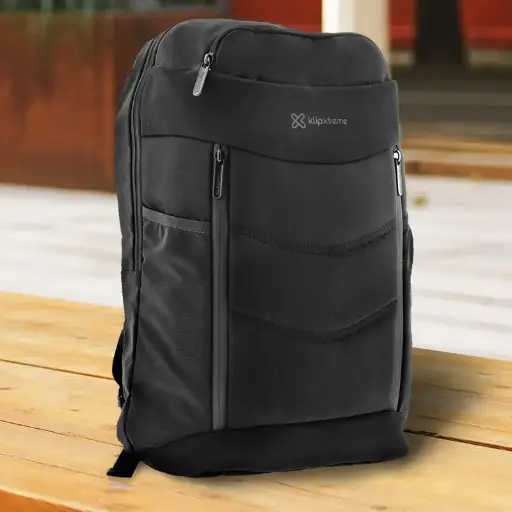 [Unidad] MOCHILA PARA LAPTOP KNB-583 COLOR NEGRO 