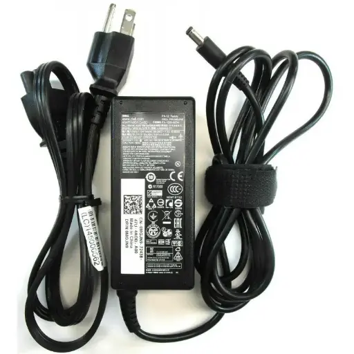 [Unidad] CARGADOR DELL 65 WATS PUNTA DLGADA NEGRO 