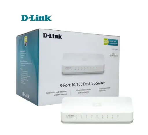 [Unidad] SWITCH DLINK 8 PUERTOS 10/100 MBPS